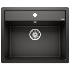 Blanco Dalago 6-F chiuvetă din granit 60.5x50 cm negru 525876