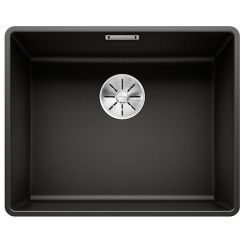 Blanco Subline 500-F chiuvetă din granit 52.7x42.7 cm negru 525994