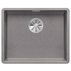 Blanco Subline 500-F chiuvetă din granit 52.7x42.7 cm gri/grafit/onix 523534