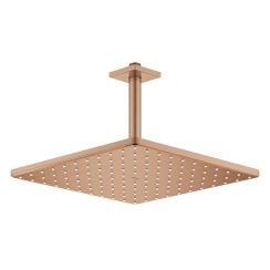 Grohe Rainshower cap de duș cu braț 31x31 cm pătrat Brushed Warm Sunset 26566DL0