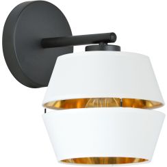 Emibig Piano K1 lampă de perete 1x15 W alb-negru-auriu 1182/K1