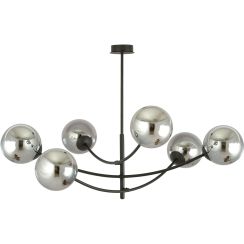 Emibig Hunter lampă de tavan 6x10 W negru-grafit 1100/6
