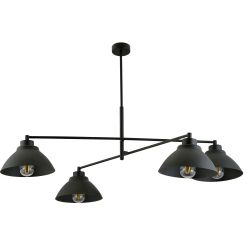 Emibig Maverick lampă de tavan 4x15 W negru 1211/4
