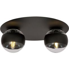 Emibig Solar Stripe lampă de tavan 2x10 W negru-transparent 1129/2