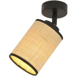 Emibig Yoga lampă de tavan 1x15 W negru-bej 1151/1