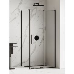 New Trendy Smart Black cabină de duș 160x90 cm dreptunghiular negru semi lucios/sticlă transparentă EXK-4155