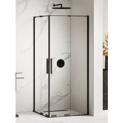 New Trendy Smart Black cabină de duș 100x80 cm dreptunghiular negru mat/sticlă transparentă EXK-4161