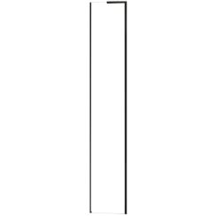 Rea Hugo perete de duș 30 cm negru mat/sticla transparentă REA-K6606