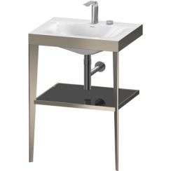 Duravit XViu lavoar cu consolă 60 cm negru XV4714EB140