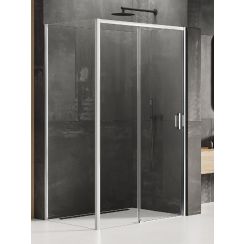 New Trendy Prime cabină de duș 120x90 cm dreptunghiular crom luciu/sticlă transparentă K-1206