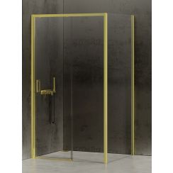 New Trendy Prime Light Gold cabină de duș 150x90 cm dreptunghiular auriu luciu/sticlă transparentă K-1486