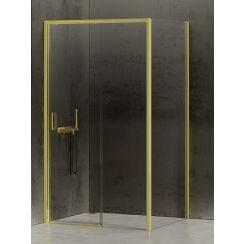 New Trendy Prime Light Gold cabină de duș 160x90 cm dreptunghiular auriu luciu/sticlă transparentă K-1490