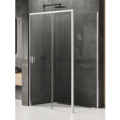 New Trendy Prime cabină de duș 130x80 cm dreptunghiular crom luciu/sticlă transparentă K-1237