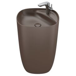 Roca Beyond lavoar 50x45 cm rotund stativ maro/bej A3270B0660