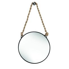 Kleine Wolke Rope Mirror oglindă 39.5x23 cm rotund negru 8653926886