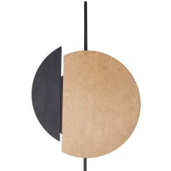 Nowodvorski Lighting Sunset Natural C plafonier 2x8 W negru-lemn 10578