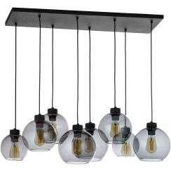 TK Lighting Cubus lampă suspendată mai mult de 6x15 W negru-grafit 4113