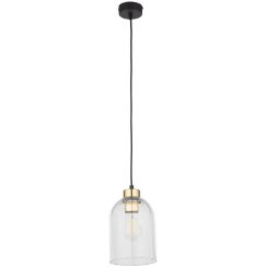 TK Lighting Satipo lampă suspendată 1x15 W negru 5626