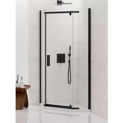 New Trendy New Komfort Black cabină de duș 100x80 cm negru mat/sticlă transparentă K-0810