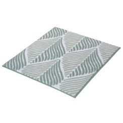 Kleine Wolke Leaf covor de baie 90x60 cm dreptunghiular alb-verde 9137685519