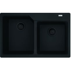 Franke Urban chiuvetă din granit 78x50 cm negru 114.0697.746