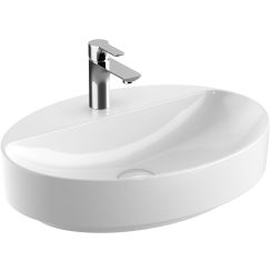 Geberit Variform lavoar 60x45 cm ovale mobilier-de blat alb 500.773.00.2
