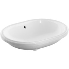 Geberit Variform lavoar 55x40 cm oval sub blat alb 500.756.01.2