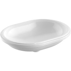 Geberit Variform lavoar 55x40 cm oval sub blat alb 500.758.01.2