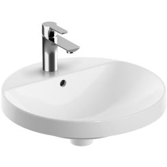 Geberit Variform lavoar 48x48 cm rotund încastrat alb 500.705.00.2