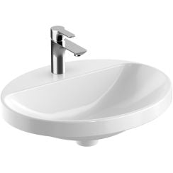 Geberit Variform lavoar 55x45 cm oval încastrat alb 500.723.01.2