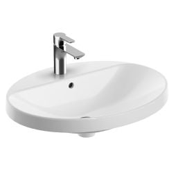 Geberit Variform lavoar 60x48 cm oval încastrat alb 500.725.00.2