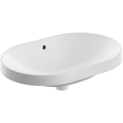 Geberit Variform lavoar 60x40 cm oval încastrat alb 500.728.00.2