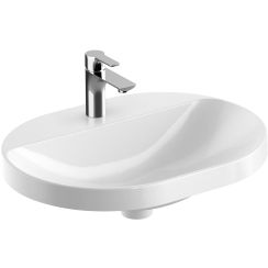 Geberit Variform lavoar 60x45 cm oval încastrat alb 500.735.00.2