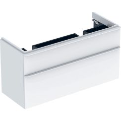 Geberit Smyle Square dulap 118.4x47x61.7 cm dulap atârnat sub chiuvetă alb 500.356.00.1