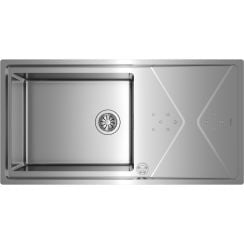 Teka Brooklyn zlewozmywak stalowy z syfonem 98,4x50,4 cm 115100023