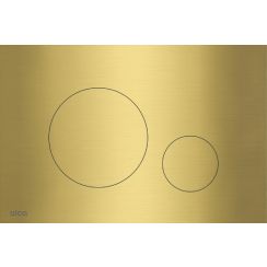 Alca Flat buton de spălare pentru WC auriu TURN-BRASS