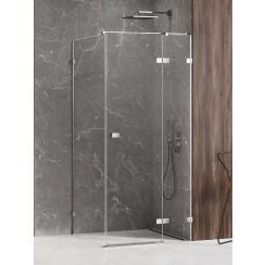 New Trendy Avexa cabină de duș 90x90 cm pătrat crom luciu/sticlă transparentă EXK-1472