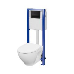 Cersanit Moduo set vas cu capac și cadru cu buton S701-740