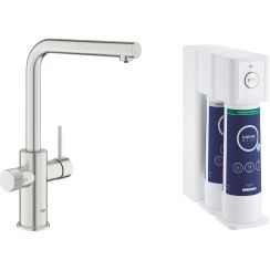 Set set de pornire Grohe Blue 40878000, baterie pentru filtru apă Grohe Blue 30601DC0