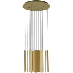 MaxLight Organic lampă suspendată mai mult de 6x3 W auriu P0476D