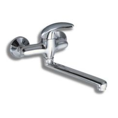 Novaservis Metalia 55 baterie lavoar perete crom 55076L,0