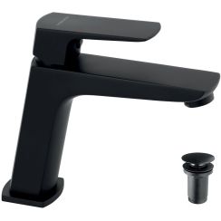 Novaservis Nobless Ego baterie lavoar stativ negru 43003,5