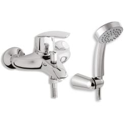 Novaservis Metalia 56 baterie cadă-duș perete crom 56020,0