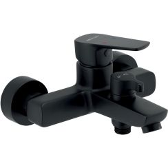 Novaservis Metalia 58 baterie cadă-duș perete negru 58020/1,5