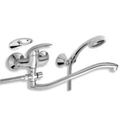 Novaservis Metalia 55 baterie cadă-duș perete crom 55133,0