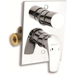 Novaservis Metalia 57 baterie cadă-duș ascuns crom 57050R,0