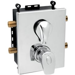 Novaservis Metalia 57 baterie cadă-duș ascuns da crom BOX57052RT0