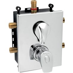 Novaservis Metalia 57 baterie cadă-duș ascuns da crom BOX57052RXT,0
