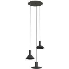 Nowodvorski Lighting Hermanos lampă suspendată 3x10 W negru 10905