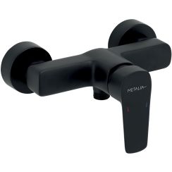 Novaservis Metalia 58 baterie de duș perete negru 58061/1,5